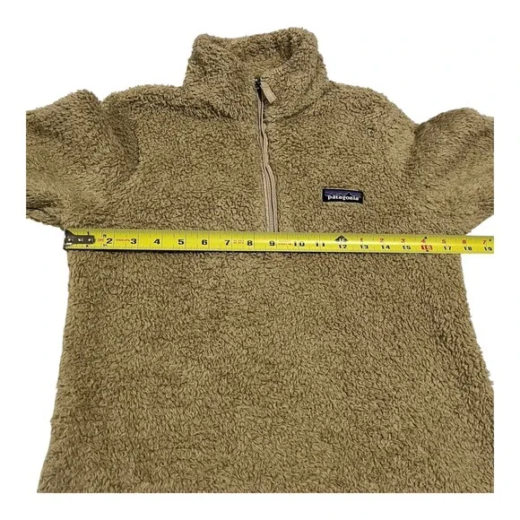 Patagonia Los Gatos Fleece Pullover Women's Small Brown‎ 1/4 Zip Soft Jacket - Picture 5 of 12